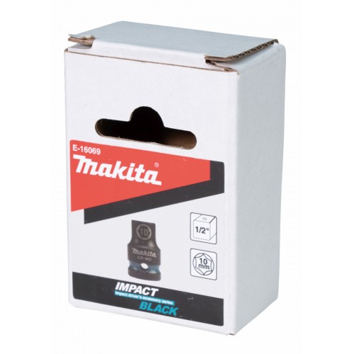 Makita E-16069 Steckschlüssel 1/2", Vierkant, IMPACT BLACK, 10mm